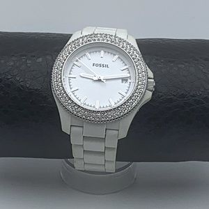 Fossil AM4466 white woman’s watch